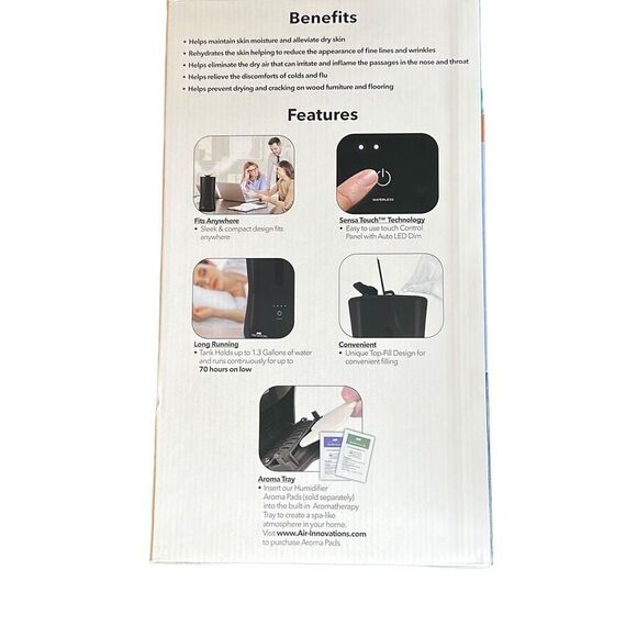 Air Innovations Aromatherapy Humidifier‎ NIB - Picture 4 of 5